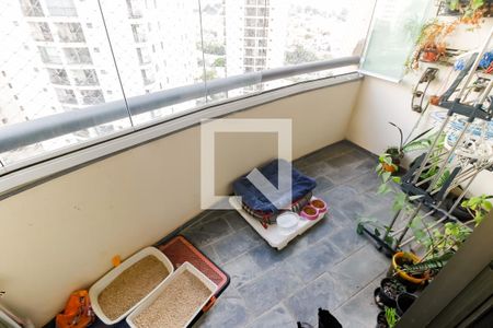 Varanda da Sala de apartamento para alugar com 3 quartos, 117m² em Chácara Agrindus, Taboão da Serra