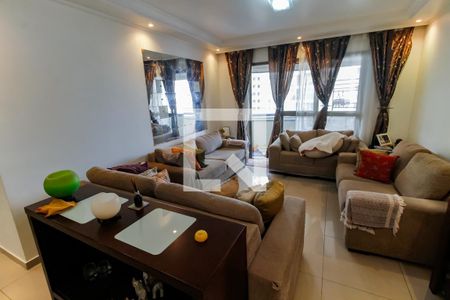 Sala de apartamento para alugar com 3 quartos, 117m² em Chácara Agrindus, Taboão da Serra