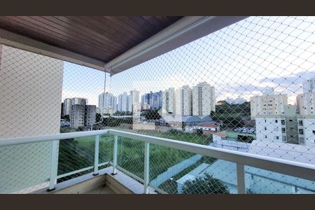 Varanda da Sala de apartamento à venda com 4 quartos, 130m² em Mansões Santo Antônio, Campinas