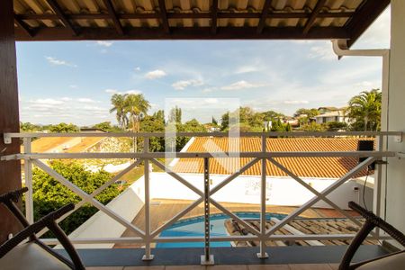 Varanda de casa à venda com 3 quartos, 287m² em Loteamento Caminhos de San Conrado (sousas), Campinas