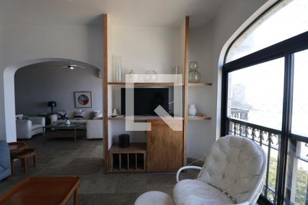 Sala de apartamento para alugar com 4 quartos, 217m² em Centro, Guarujá