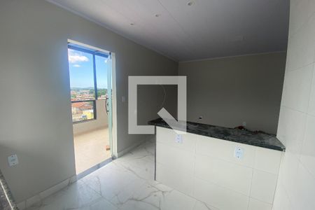 Sala/Cozinha de apartamento para alugar com 1 quarto, 125m² em Vila Santa Cruz, Duque de Caxias
