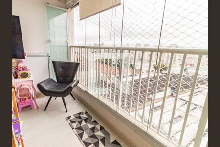 Varanda e Área de Serviço de apartamento à venda com 1 quarto, 38m² em Belenzinho, São Paulo