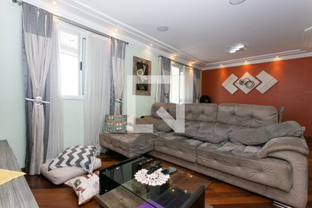 Sala de apartamento à venda com 2 quartos, 82m² em Parque Maria Luiza, São Paulo