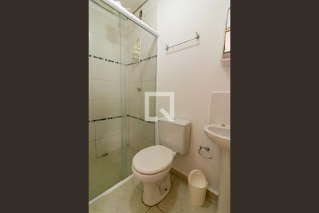 Banheiro de kitnet/studio para alugar com 1 quarto, 19m² em Jardim Novo Barão Geraldo, Campinas