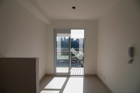 Sala de apartamento para alugar com 1 quarto, 27m² em Jardim Caravelas, São Paulo