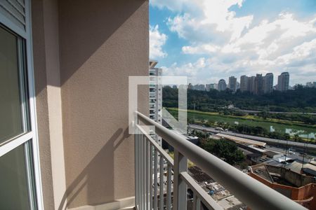 Varanda de apartamento para alugar com 1 quarto, 27m² em Jardim Caravelas, São Paulo