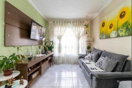 Sala de Estar de apartamento à venda com 2 quartos, 62m² em Vila Nova Cachoeirinha, São Paulo