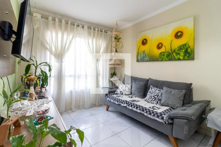 Sala de Estar de apartamento à venda com 2 quartos, 62m² em Vila Nova Cachoeirinha, São Paulo