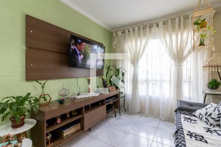 Sala de Estar de apartamento à venda com 2 quartos, 62m² em Vila Nova Cachoeirinha, São Paulo