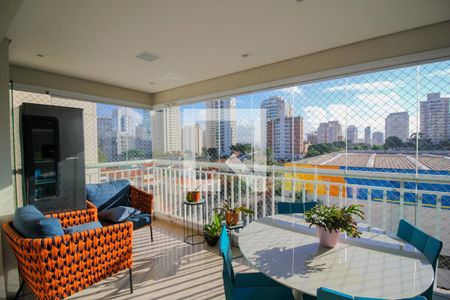 Varanda Sala de Jantar de apartamento à venda com 3 quartos, 123m² em Vila Congonhas, São Paulo