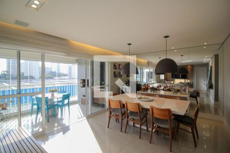 Sala de Jantar de apartamento à venda com 3 quartos, 123m² em Vila Congonhas, São Paulo
