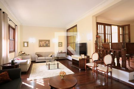 Sala de casa à venda com 4 quartos, 417m² em Mangabeiras, Belo Horizonte