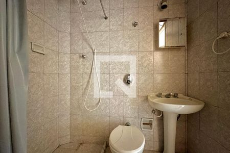 Banheiro de kitnet/studio à venda com 1 quarto, 34m² em Lapa, Rio de Janeiro