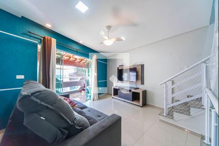Sala de casa à venda com 3 quartos, 164m² em Vila Linda, Santo André