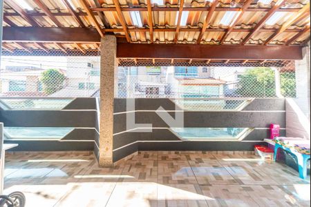 Varanda da Sala de casa à venda com 3 quartos, 164m² em Vila Linda, Santo André