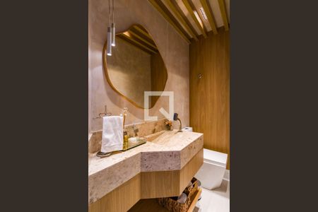 Lavabo de casa de condomínio à venda com 3 quartos, 230m² em Jardim Londrina, São Paulo