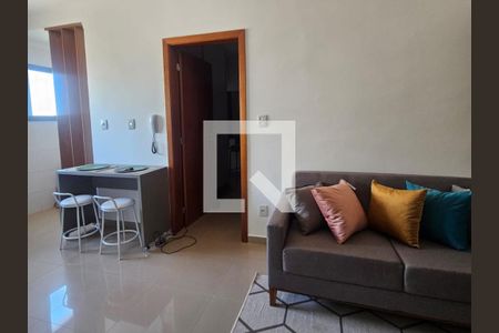 Sala de apartamento para alugar com 1 quarto, 40m² em Vila Ana Maria, Ribeirão Preto