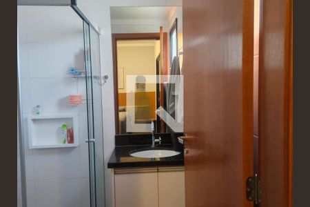 Banheiro da Suíte de apartamento para alugar com 1 quarto, 40m² em Vila Ana Maria, Ribeirão Preto