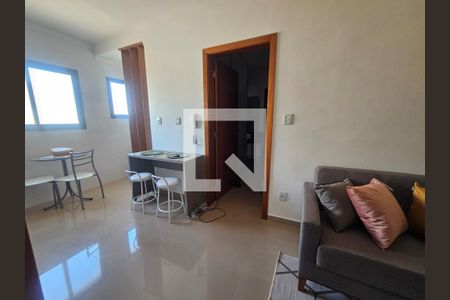 Sala de apartamento para alugar com 1 quarto, 40m² em Vila Ana Maria, Ribeirão Preto