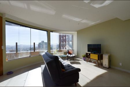 Sala cobertura de apartamento à venda com 3 quartos, 168m² em São Lucas, Belo Horizonte