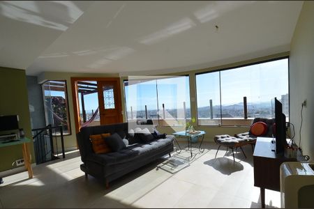 Sala cobertura de apartamento à venda com 3 quartos, 168m² em São Lucas, Belo Horizonte