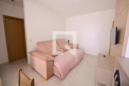 Sala de apartamento para alugar com 2 quartos, 69m² em Vila Rosa, Goiânia