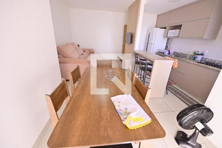 Sala de Jantar de apartamento para alugar com 2 quartos, 69m² em Vila Rosa, Goiânia