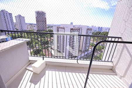 varanda Sala de apartamento para alugar com 2 quartos, 69m² em Vila Rosa, Goiânia