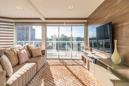 Sala de apartamento à venda com 1 quarto, 70m² em Residencial Zero (Tambore), Barueri