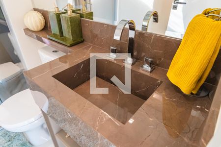Lavabo de apartamento à venda com 1 quarto, 70m² em Residencial Zero (Tambore), Barueri