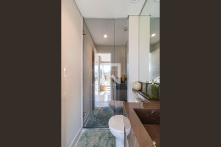 Lavabo de apartamento à venda com 1 quarto, 70m² em Residencial Zero (Tambore), Barueri