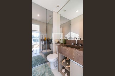 Lavabo de apartamento à venda com 1 quarto, 70m² em Residencial Zero (Tambore), Barueri