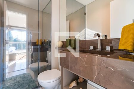 Lavabo de apartamento à venda com 1 quarto, 70m² em Residencial Zero (Tambore), Barueri