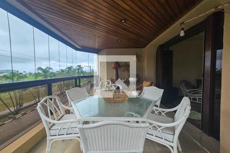 Varanda de apartamento para alugar com 3 quartos, 170m² em Jardim das Conchas, Guarujá