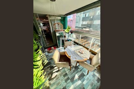 Varanda da Sala de apartamento para alugar com 4 quartos, 140m² em Dona Clara, Belo Horizonte