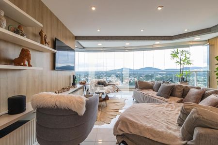 Sala de apartamento à venda com 2 quartos, 89m² em Empresarial 18 do Forte, Barueri