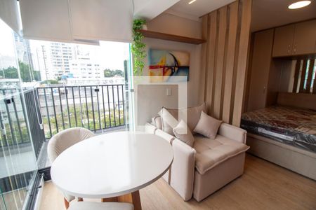 Sala - Studio de kitnet/studio à venda com 1 quarto, 30m² em Santo Amaro, São Paulo