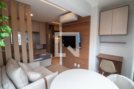 Sala - Studio de kitnet/studio à venda com 1 quarto, 30m² em Santo Amaro, São Paulo