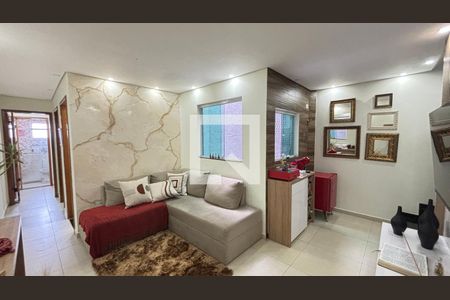 Sala de apartamento à venda com 2 quartos, 96m² em Parque Capuava, Santo André