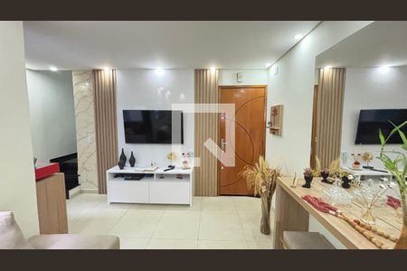 Sala de apartamento à venda com 2 quartos, 96m² em Parque Capuava, Santo André