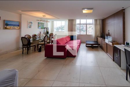 Sala de apartamento à venda com 5 quartos, 280m² em Vila Paris, Belo Horizonte