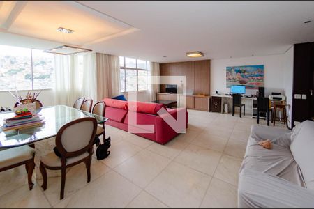 Sala de apartamento à venda com 5 quartos, 280m² em Vila Paris, Belo Horizonte