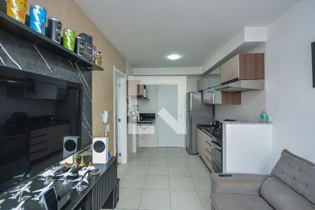 Sala/Cozinha de apartamento à venda com 1 quarto, 26m² em Jardim Cidalia, São Paulo
