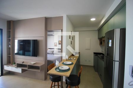 Sala de apartamento para alugar com 1 quarto, 47m² em Parque Campolim, Sorocaba