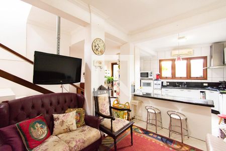 Sala de casa de condomínio à venda com 2 quartos, 86m² em Nossa Senhora das Gracas, Canoas