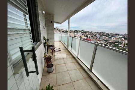 varanda de apartamento à venda com 2 quartos, 83m² em Buritis, Belo Horizonte
