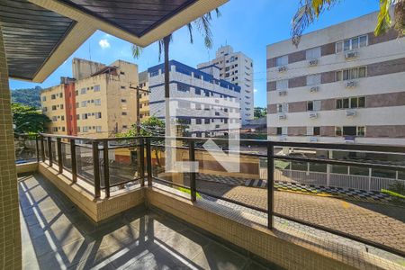 Varanda Sala de apartamento para alugar com 3 quartos, 110m² em Jardim Sao Miguel, Guarujá