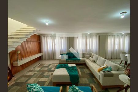 Sala de apartamento para alugar com 4 quartos, 420m² em Boqueirão, Praia Grande