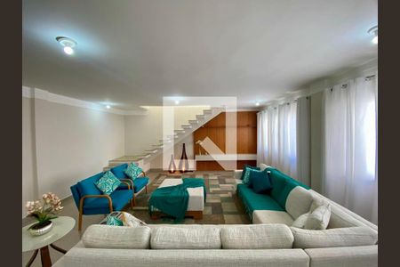 Sala de apartamento para alugar com 4 quartos, 420m² em Boqueirão, Praia Grande